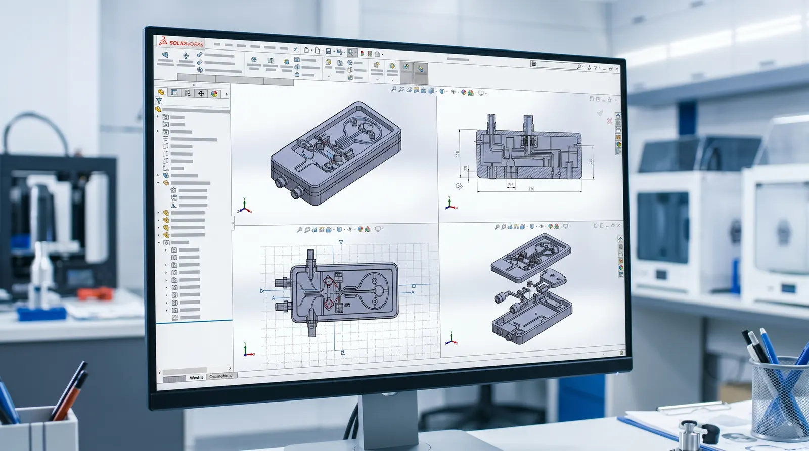 Application of Precise 3D CAD for Medical Standards