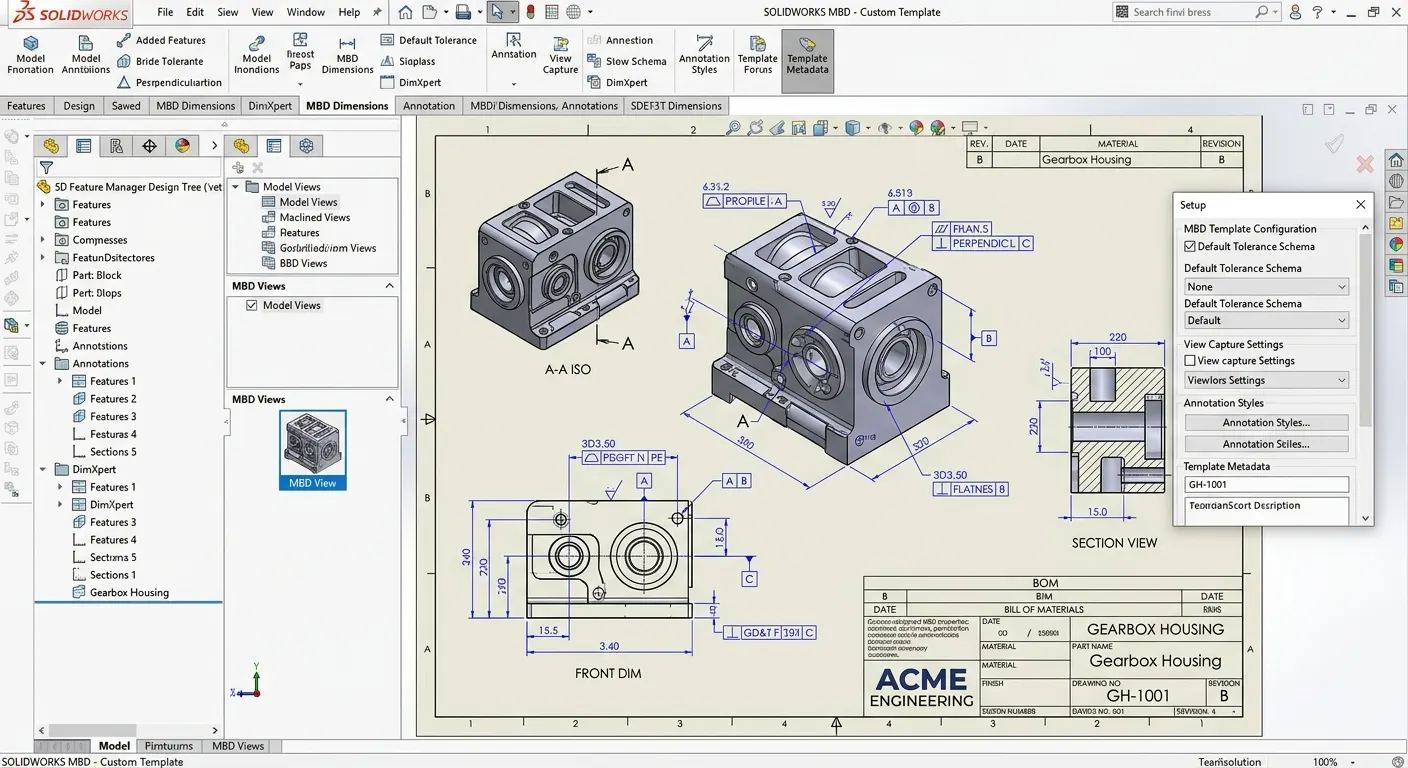 Custom MBD Templates