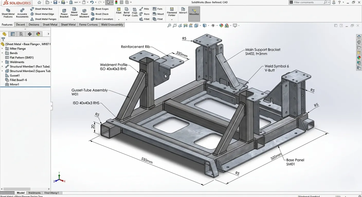 Sheet Metal & Weldments