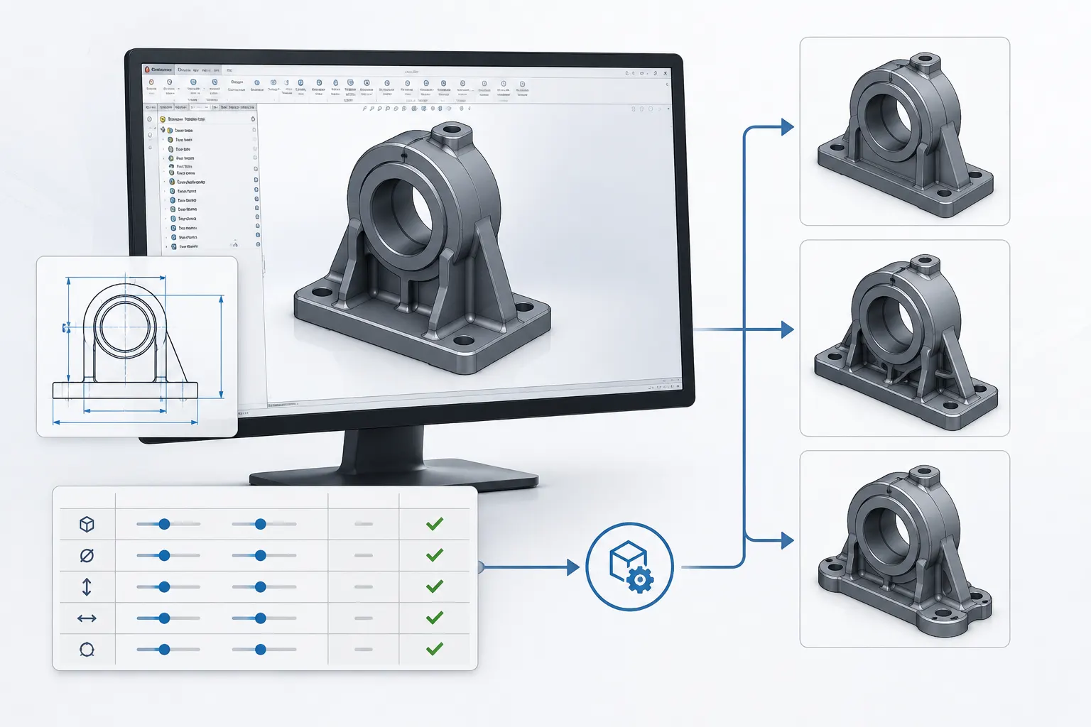 Design Changes Managed Parametrically