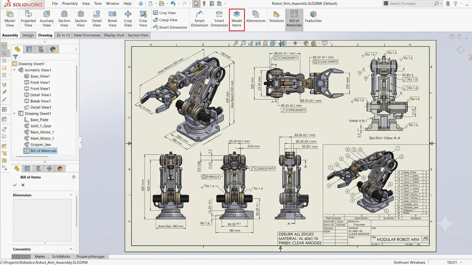 Generate manufacturing-ready engineering drawings