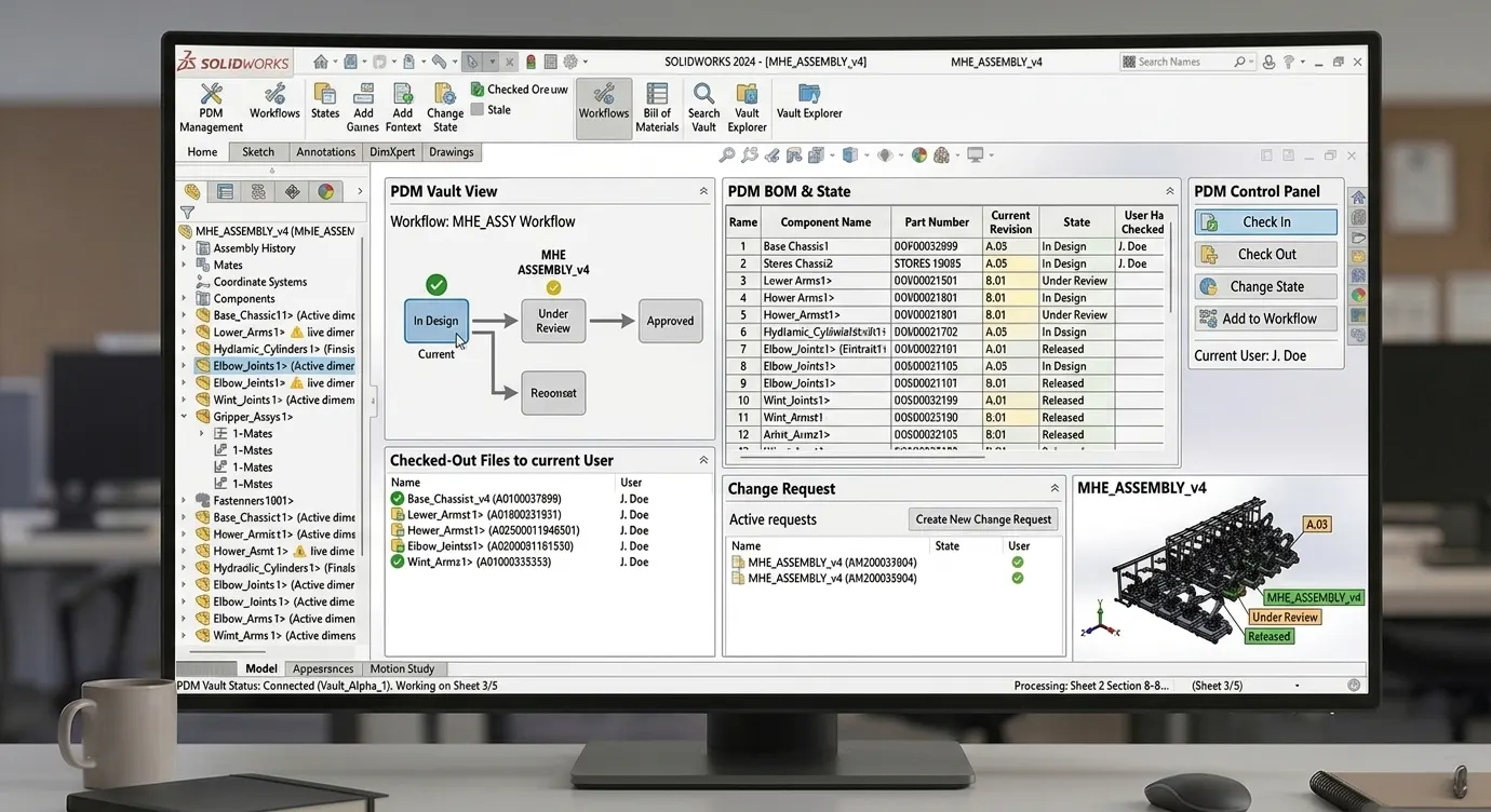 Data Management Through PDM