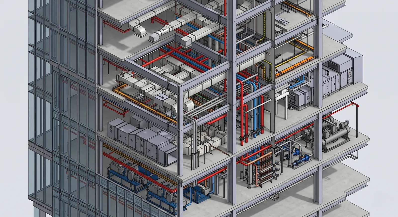 Precise 3D CAD for Complex Building Systems